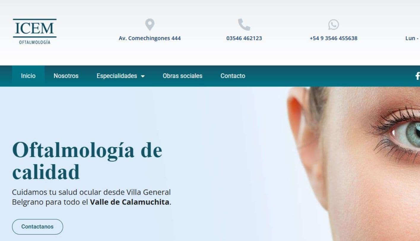 Sitio web de ICEM VGB.